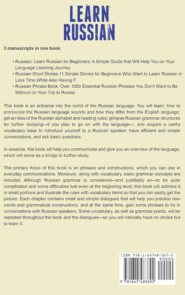 Learn Russian: A Comprehensive Guide to Learning Russian for